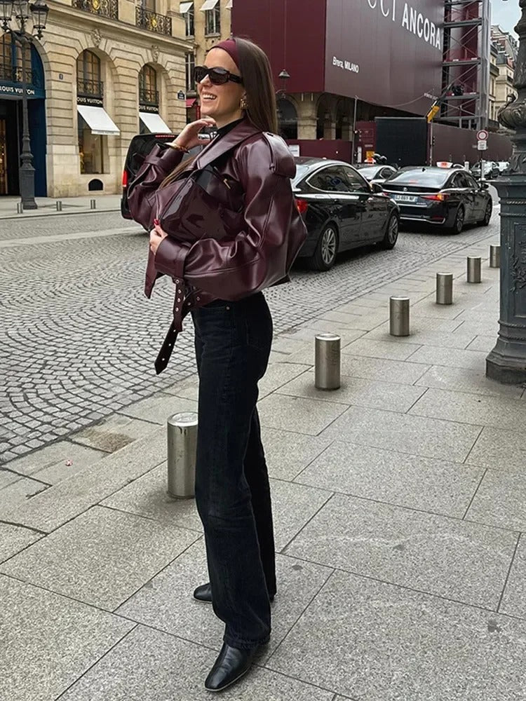 Giacca Donna con Dettagli Spalle Elegante Vestibilità