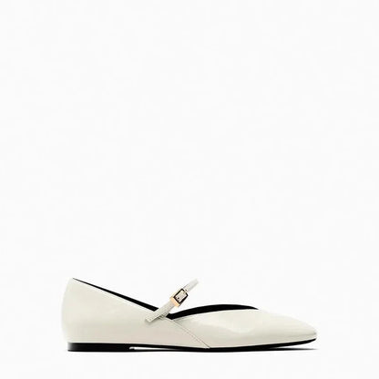 Kara | Ballerine Nere Verniciate Comode