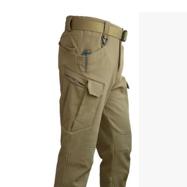 Completo Uomo Softshell Giacca e Pantaloni Cargo Outdoor Autunno