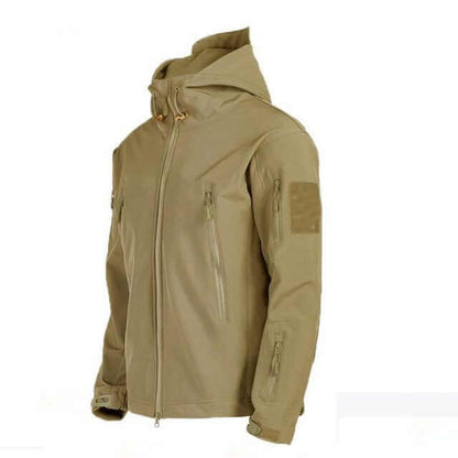 Completo Uomo Softshell Giacca e Pantaloni Cargo Outdoor Autunno