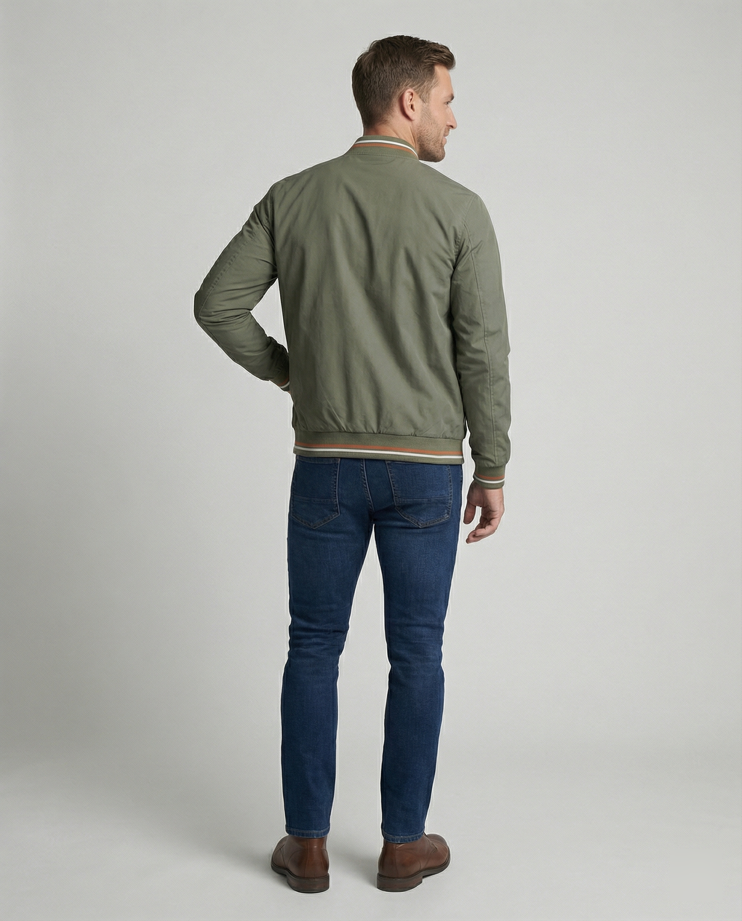 Giacca Uomo Manica Lunga Slim Fit Traspirante