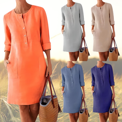 Abito Mini Donna Girocollo Manica Corta - Brentozzi