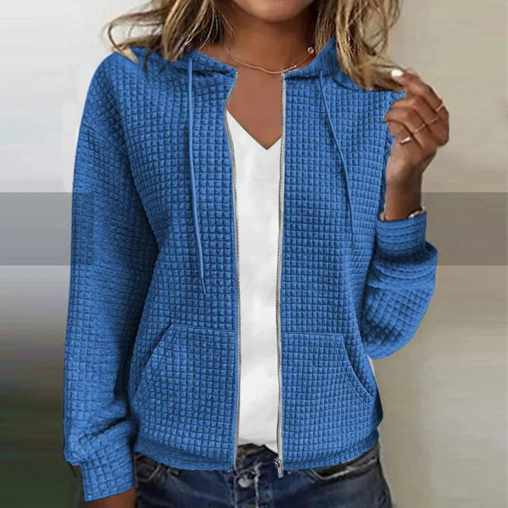 Cardigan Donna in Maglia a Nido dApe Morbido