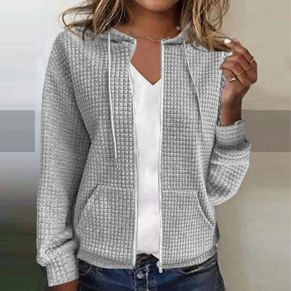 Cardigan Donna in Maglia a Nido dApe Morbido