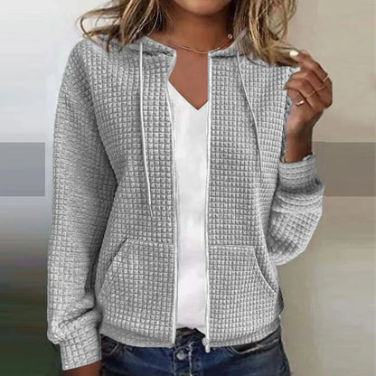 Cardigan Donna in Maglia a Nido dApe Morbido