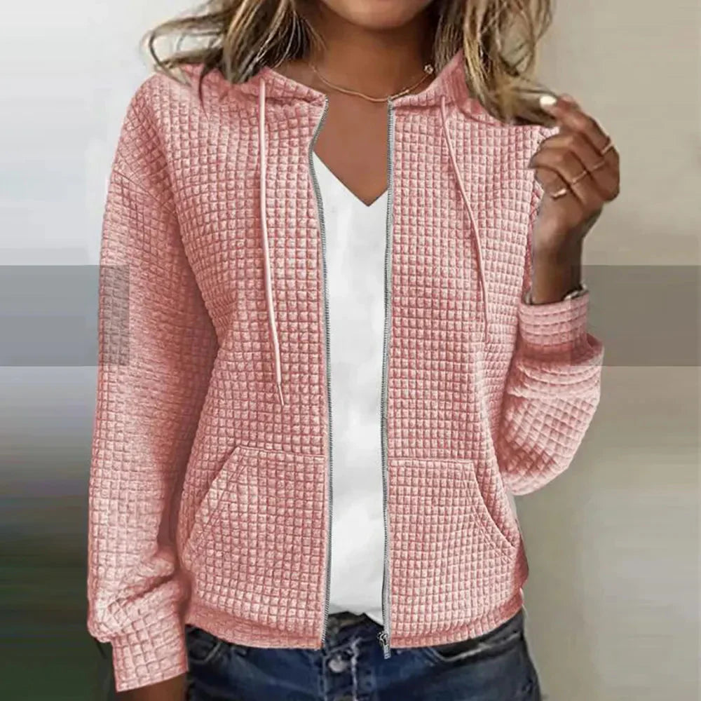 Cardigan Donna in Maglia a Nido dApe Morbido
