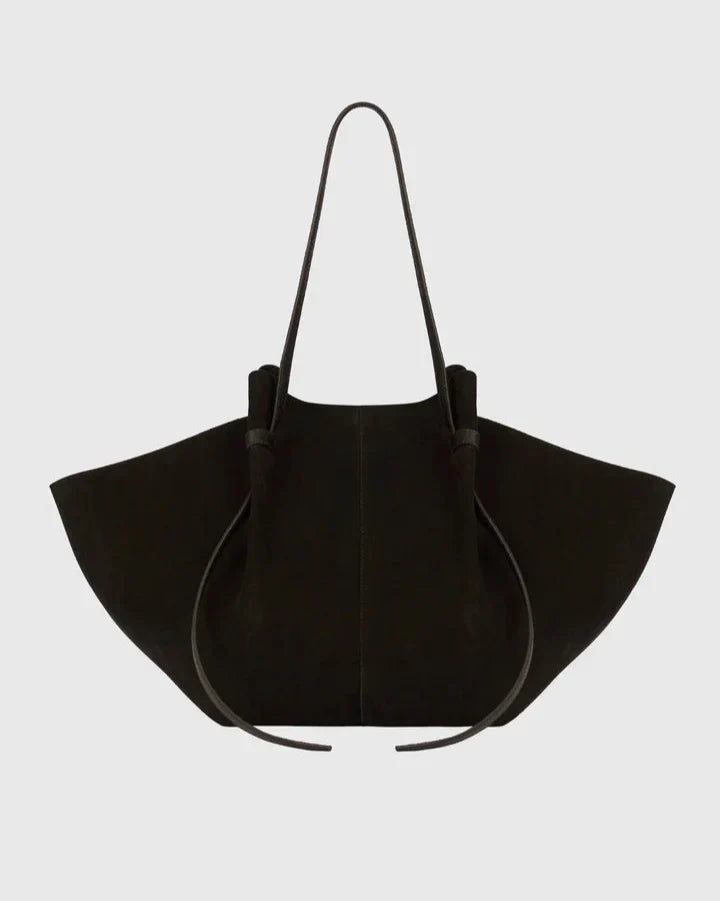 Borsa Shopper Donna in Suede Vegano Capiente e Resistente