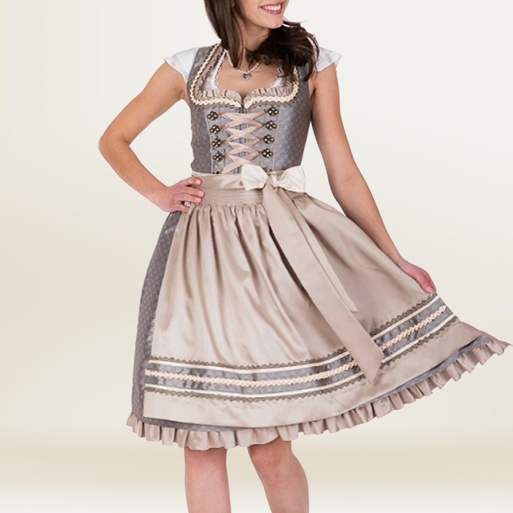 Abito Midi Donna Vintage Festivo - Brentozzi