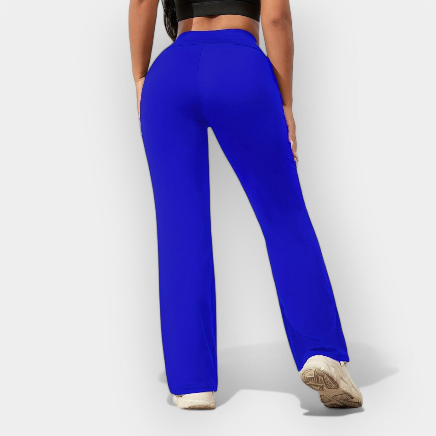 Pantaloni Jogging Donna in Tessuto Stretch Slim Fit