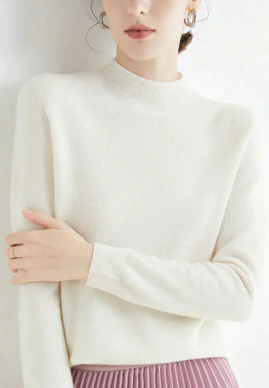 Maglione Donna Morbido Manica Corta