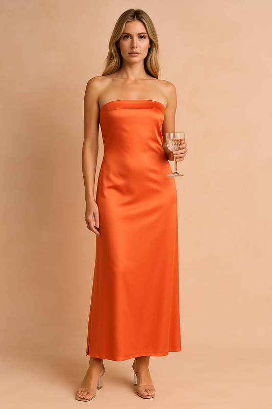Abito lungo Donna Spalle scoperte Elegante - Vesarelli