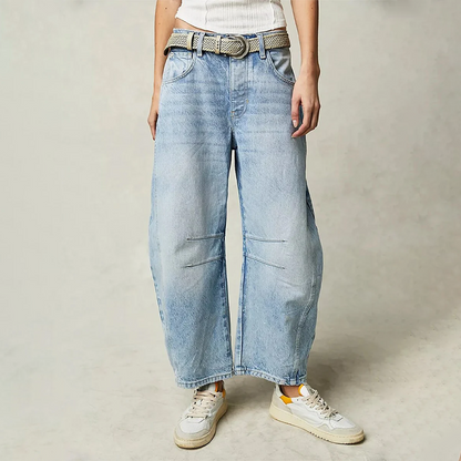 Jeans Baggy Donna Comodi Stile Casual
