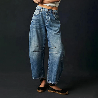 Jeans Baggy Donna Comodi Stile Casual - Brentozzi