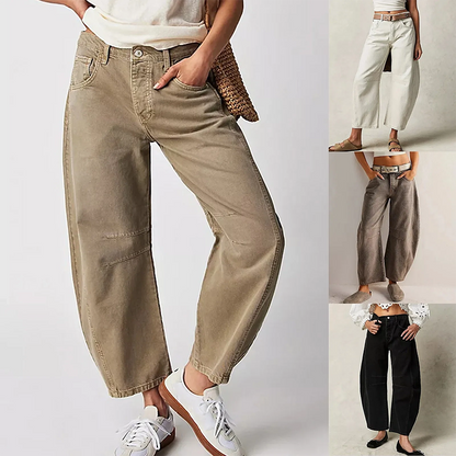 Pantaloni Donna Taglio Largo Vestibilità Dritta - Brentozzi