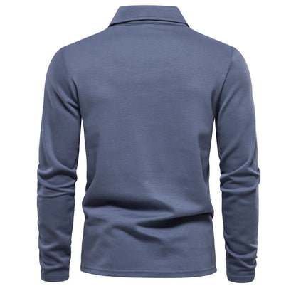 Langarm-Polo | Umlegekragen | Pullover | Polohemd | Herrenhemden-Chaps Herrenmode