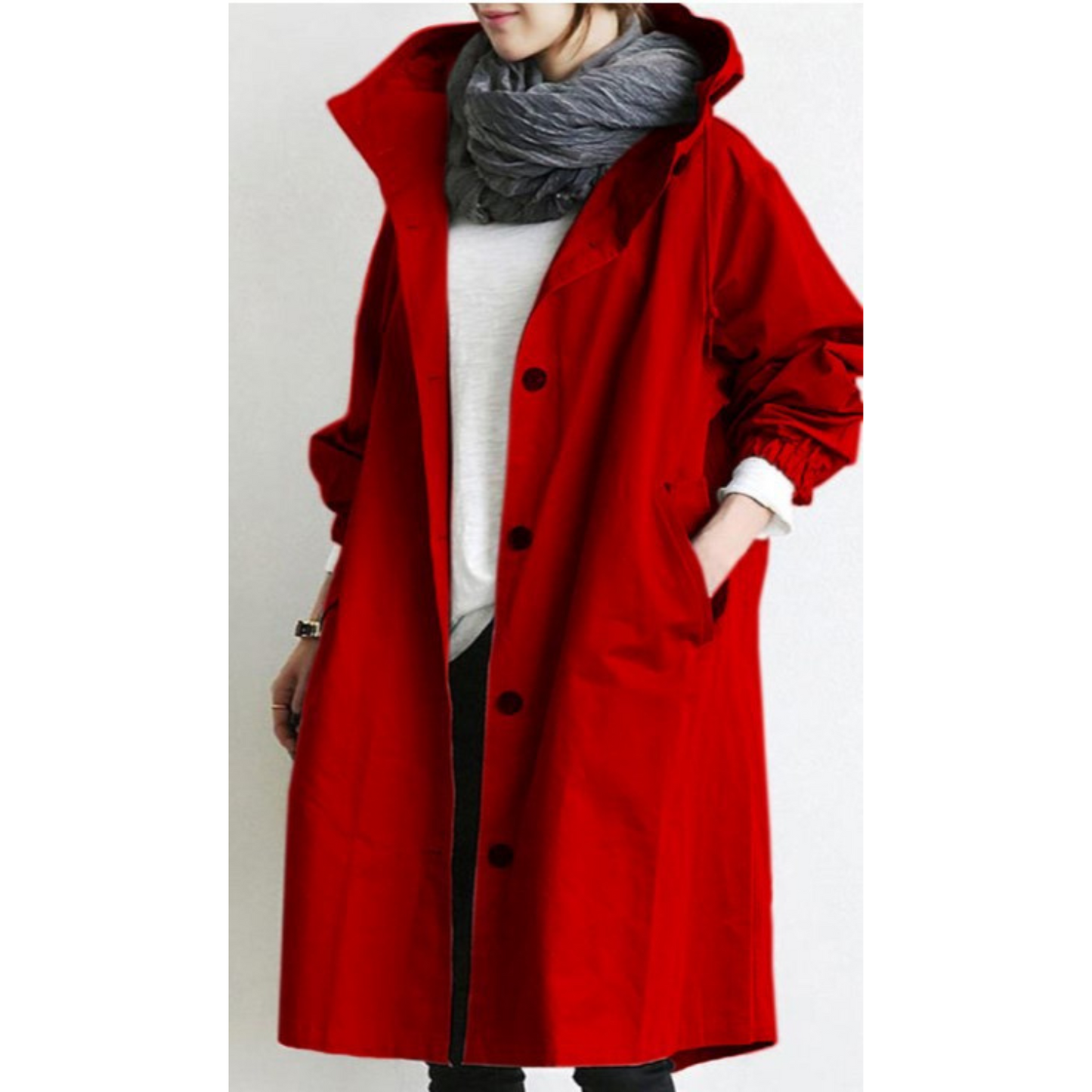 Giacca Invernale Donna con Cappuccio Leggera