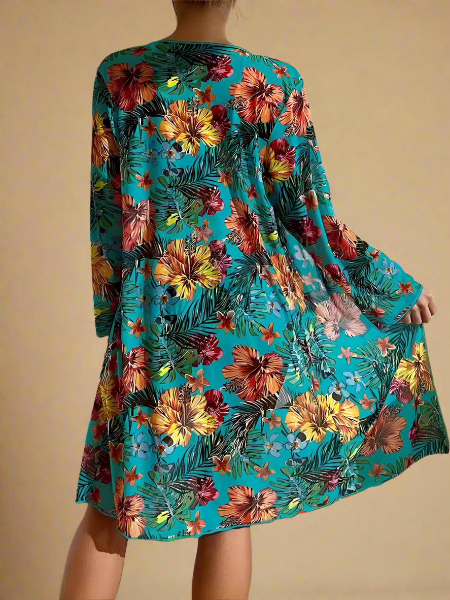 Leticia | Costume da bagno copricostume floreale 2