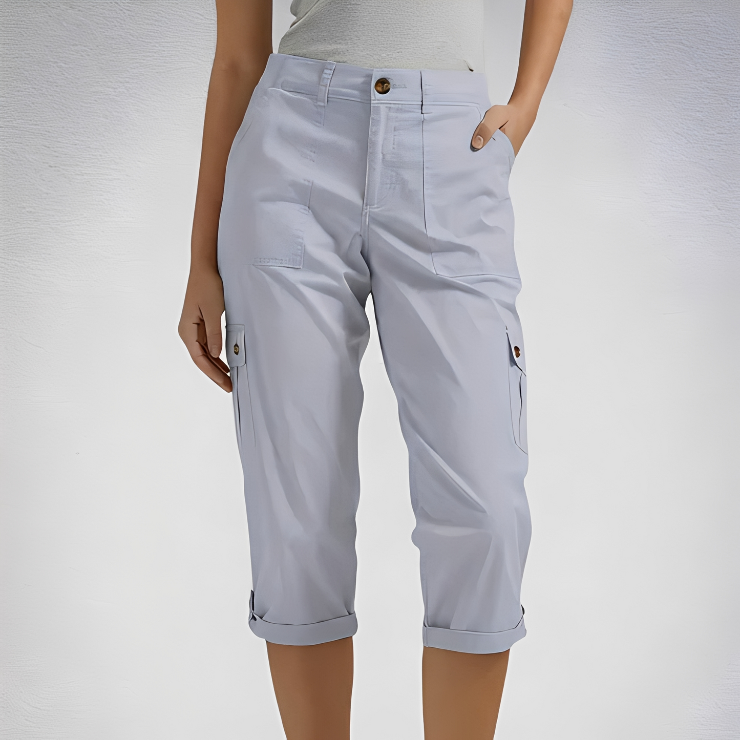 Pantaloni Donna Moderni Taglio Largo