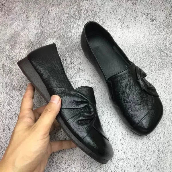 Mocassini Donna Pelle Ortopedici Slip On Comodi - Vesarelli
