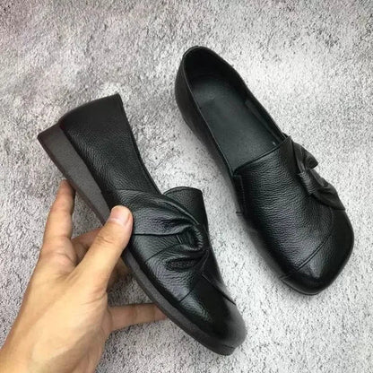 Mocassini Donna Pelle Ortopedici Slip On Comodi - Vesarelli