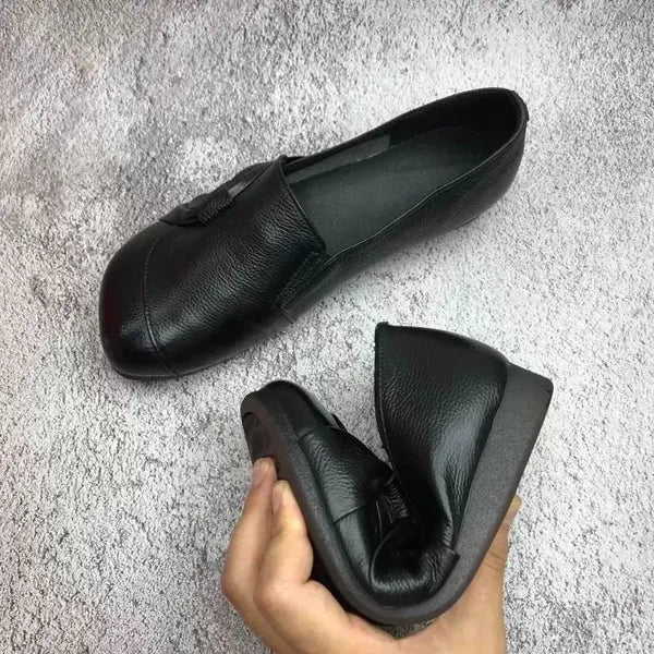 Lola | Mocassini Donna Pelle Ortopedici Slip On Nodo Torchon 1