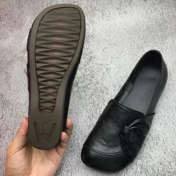 Lola | Mocassini Donna Pelle Ortopedici Slip On Nodo Torchon 2