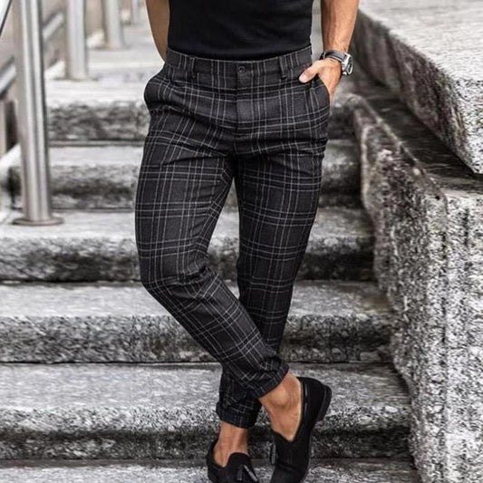 Pantaloni Chino Uomo Stile Classico Vestibilità Regolare - Brentozzi