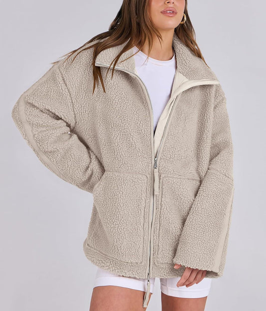 Giacca Donna con Zip e Taglio Dritto - Brentozzi