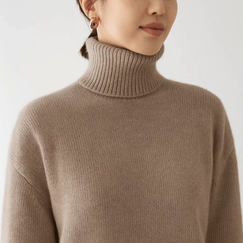 Maglia Dolcevita Morbida Collo Alto Per Donna | Lunara