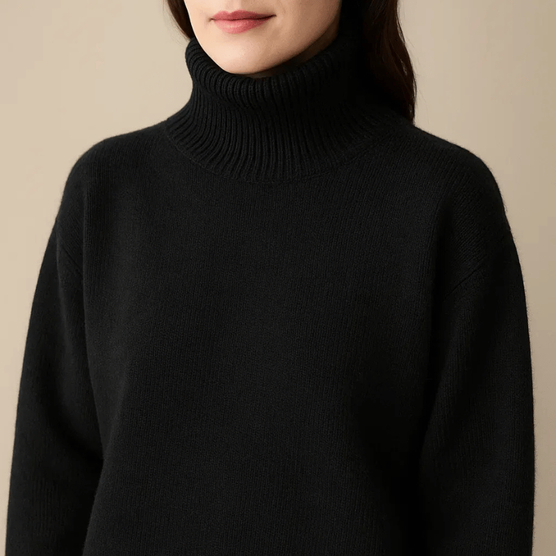 Maglia Dolcevita Morbida Collo Alto Per Donna | Lunara
