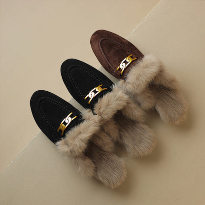 Pantofole Donna in Pelliccia Morbida Chic - Vesarelli