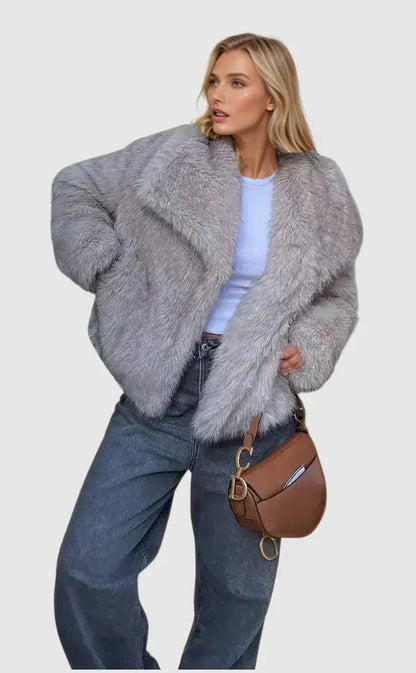 Giacca Donna in Tessuto Strutturato Vestibilità Regular
