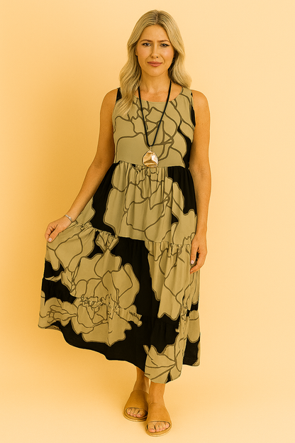 MARY | Elegante abito floreale da donna 3