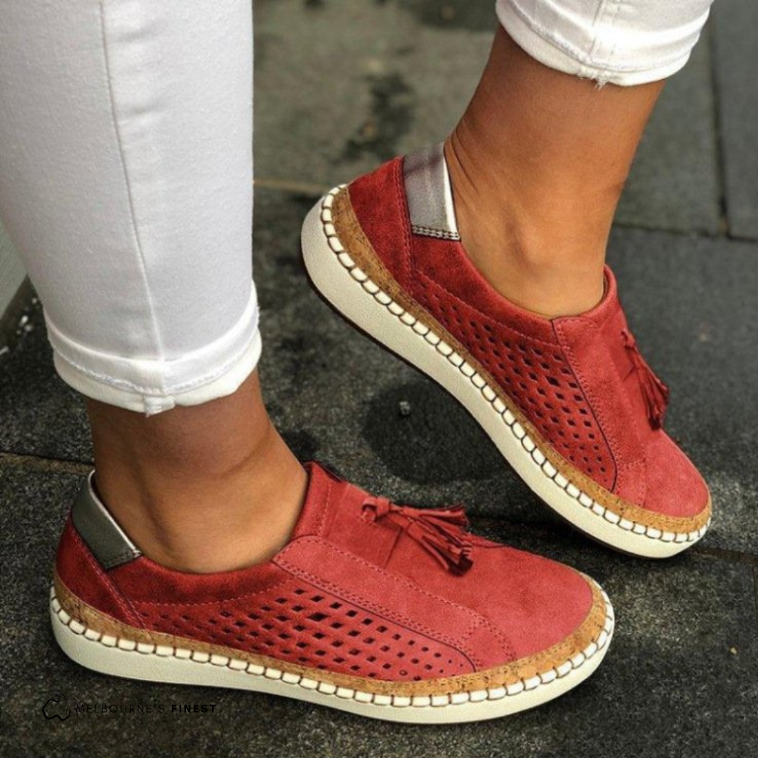 Scarpe Donna Slip-On con Zeppa Comode