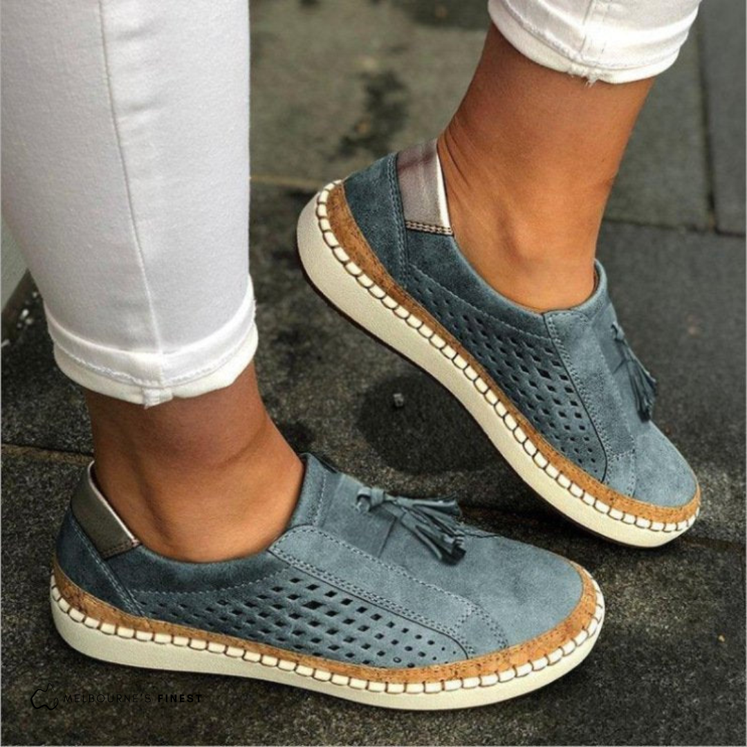 Scarpe Donna Slip-On con Zeppa Comode