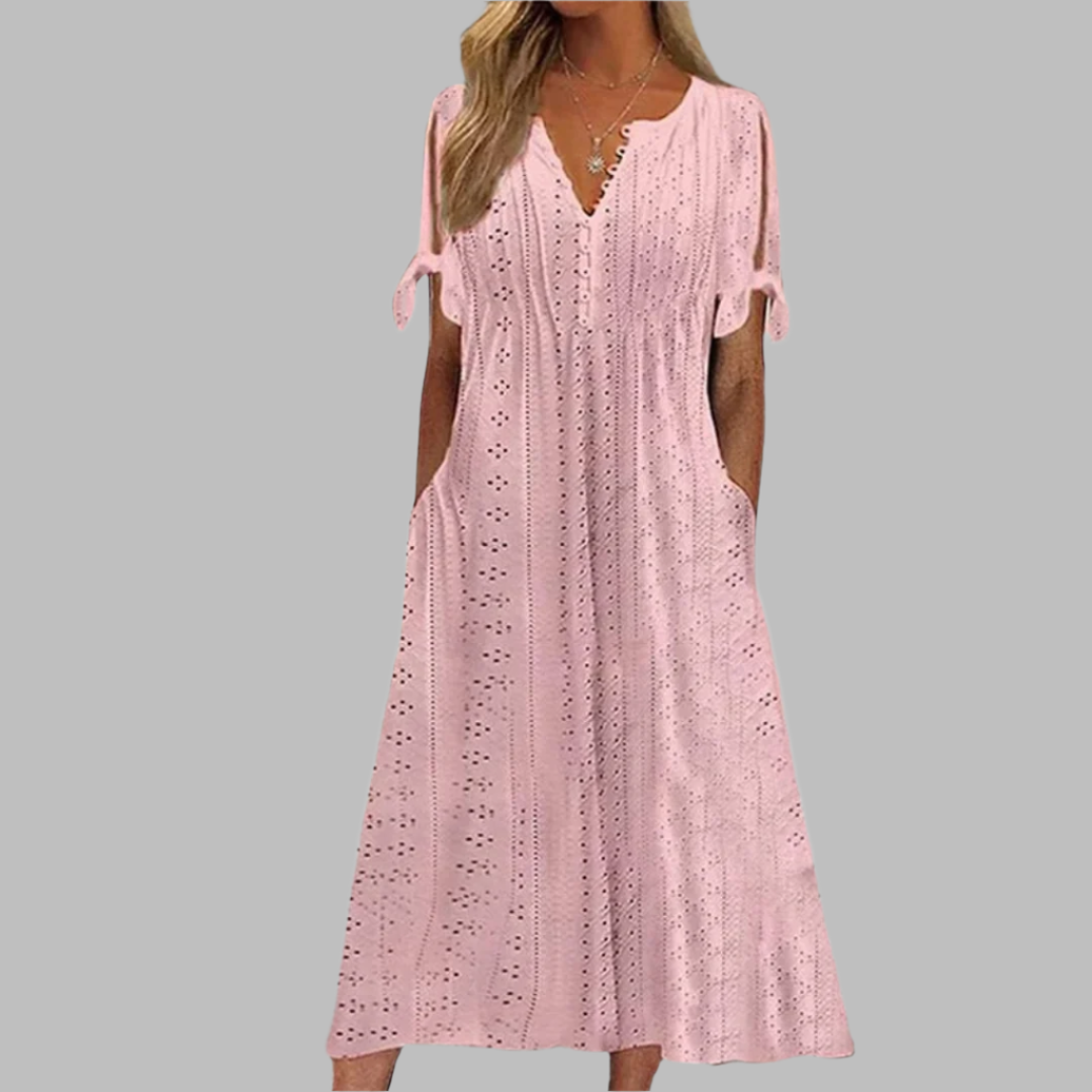 Abito Midi Donna Stile Boho Elegante