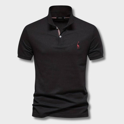 Polo Uomo Slim Fit Dettagli Sottile Colletto Classico