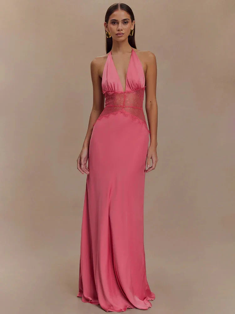 Maeve | Abito Lungo Donna Scollo Halter 5