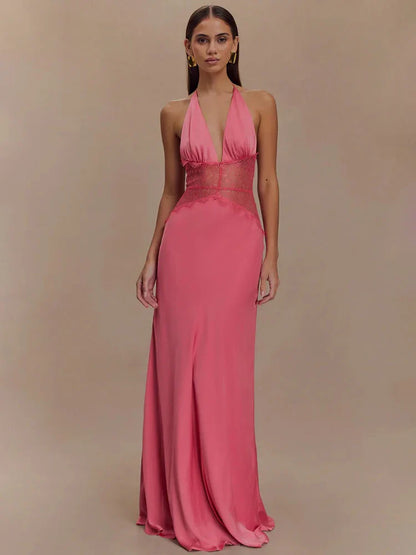 Maeve | Abito Lungo Donna Scollo Halter 5
