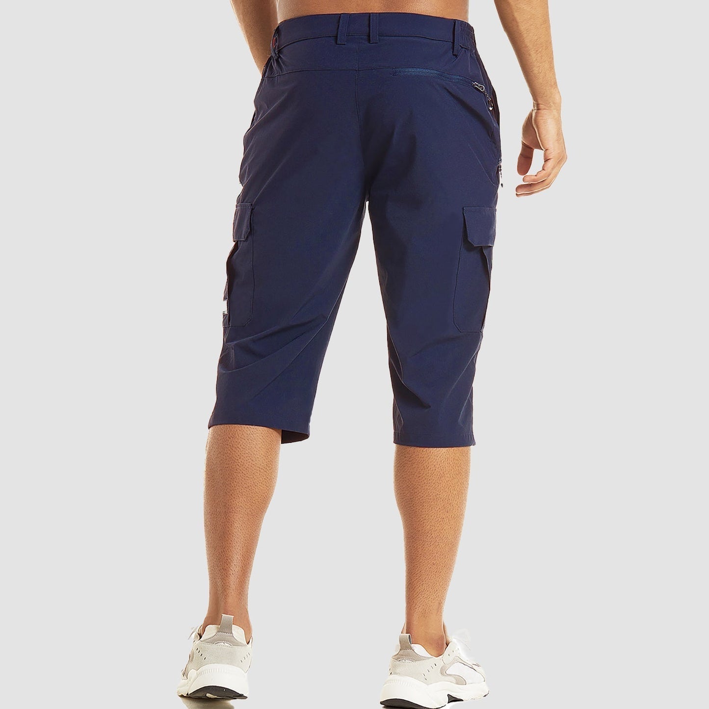 Shorts Cargo Uomo Tessuto Tecnico Asciugatura Rapida