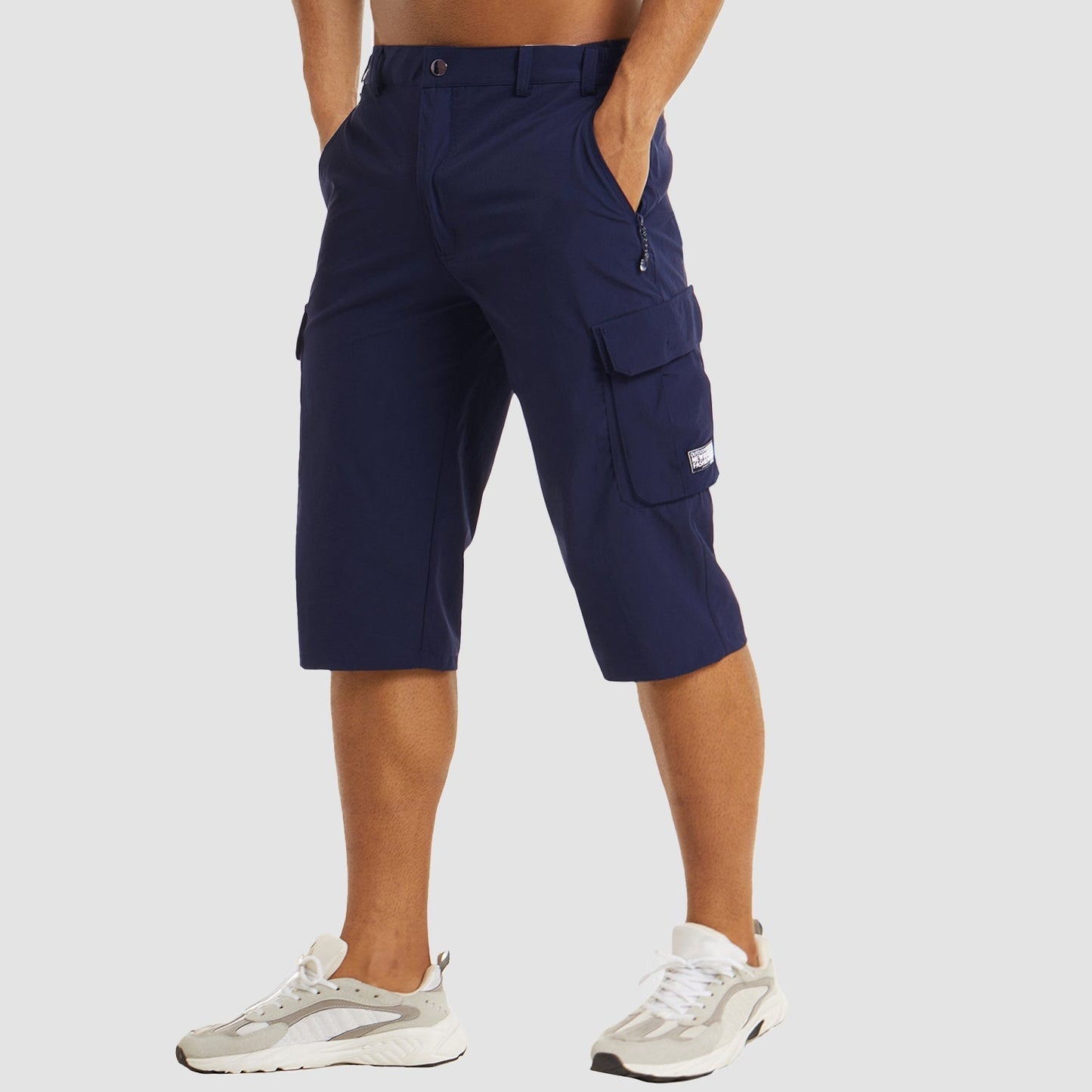 Shorts Cargo Uomo Tessuto Tecnico Asciugatura Rapida - Brentozzi
