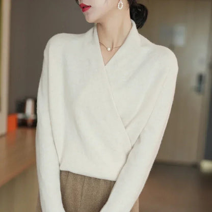 Maglione Donna Incrociato con Scollo a V | Serena