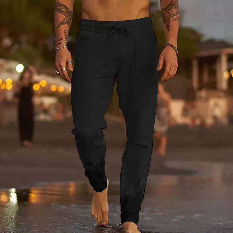 Pantaloni Uomo Estivi Leggeri per Spiaggia