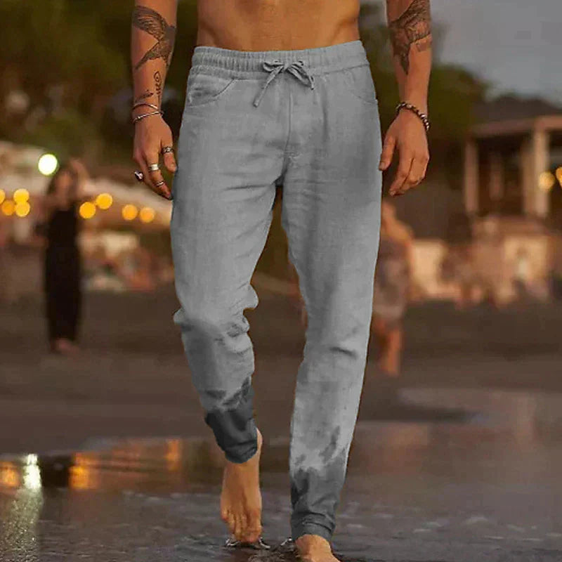 Pantaloni Uomo Estivi Leggeri per Spiaggia