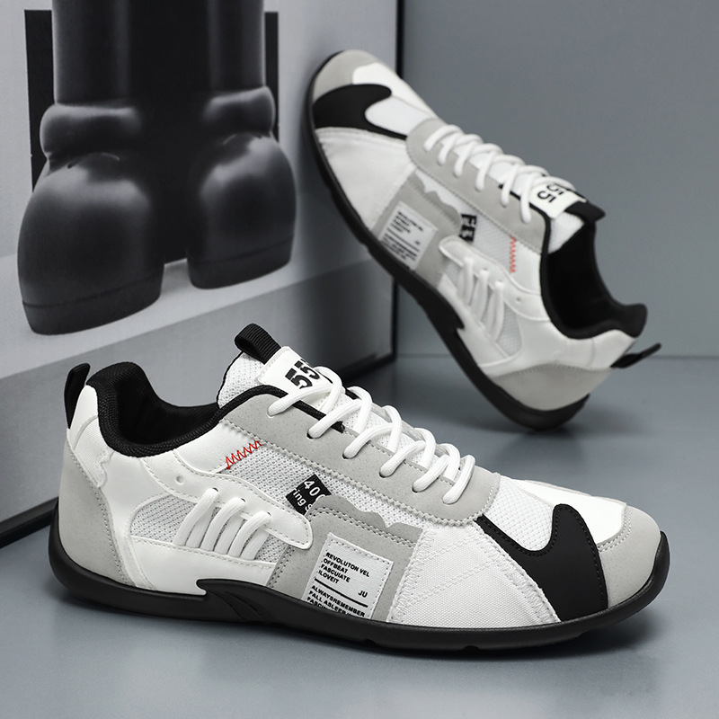 Sneaker Uomo con Mesh e Lacci