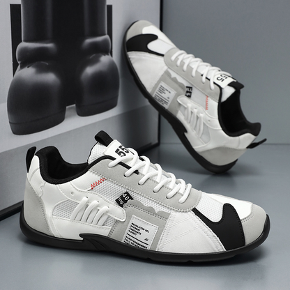 Sneaker Uomo con Mesh e Lacci
