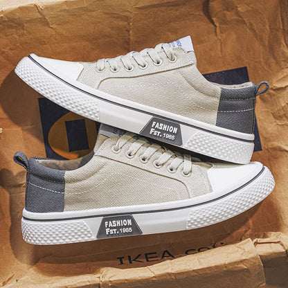 Sneaker Bassa Unisex Tela con Lacci
