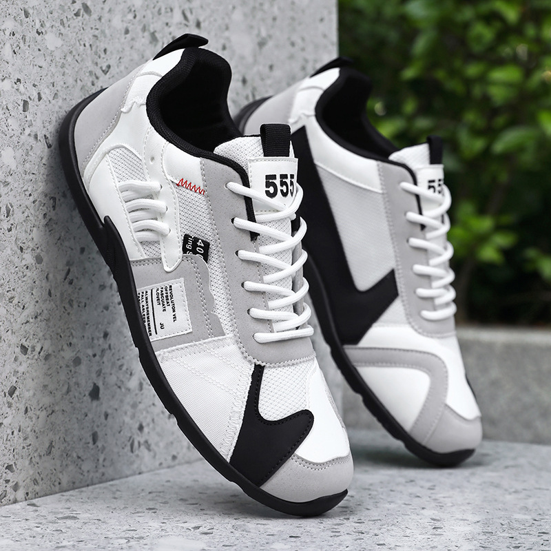 Sneaker Uomo con Mesh e Lacci