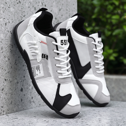 Sneaker Uomo con Mesh e Lacci