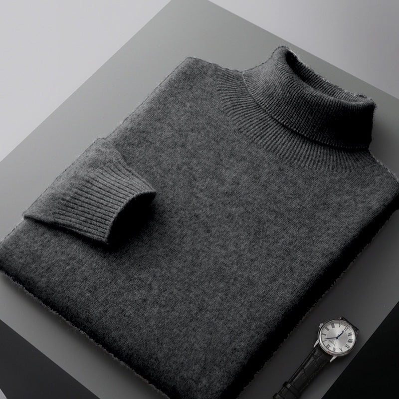 Maglione Uomo in Lana Slim Fit Caldo Invernale
